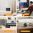 DH13 Clock Temperature Humidity Display Magnetic Phone Earphone Watch Wireless Charging Stand - 4