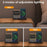 DH13 Clock Temperature Humidity Display Magnetic Phone Earphone Watch Wireless Charging Stand - 5