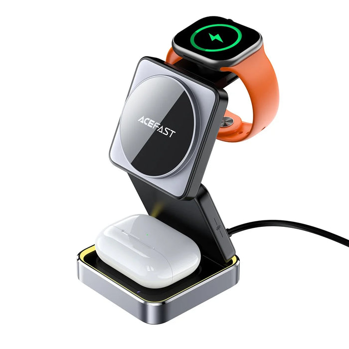 ACEFAST E20 Desktop Wireless Charger Phone Watch Earphone 3-in-1 Charging Station - 2