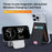 FLD-F5 3-in-1 Magnetic Wireless Charger Foldable Card Bag Mobile Phone Holder - Black - 6