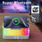 QXF-R8 Desktop Bluetooth-compatible Speaker Clock Atmosphere Light Magnetic Foldable Bracket Wireless Charger - 4