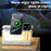 QXF-R8 Desktop Bluetooth-compatible Speaker Clock Atmosphere Light Magnetic Foldable Bracket Wireless Charger - 5