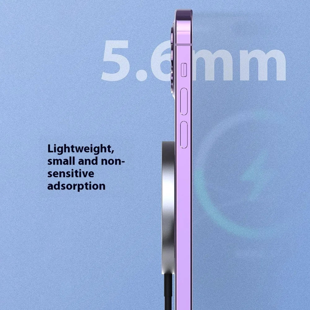 DUDAO A12XS Aluminum Alloy 15W Magnetic Wireless Charger for iPhone - 5