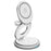 For iPhone 16 3-in-1 Magnetic Wireless Charger 360° Rotatable Zinc Alloy Stand - White - 2