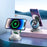 For iPhone 16 3-in-1 Magnetic Wireless Charger 360° Rotatable Zinc Alloy Stand - White - 3