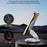 For iPhone 16 3-in-1 Magnetic Wireless Charger 360° Rotatable Zinc Alloy Stand - White - 4