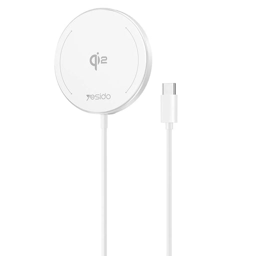 YESIDO DS24 QI2 Round Magnetic Wireless Charger Phone Type-C Cable Charging Pad - 1