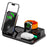 C18 6-in-1 Wireless Charger Digital Charging Station with Bluetooth-compatible Speaker RGB Light - Black - 1
