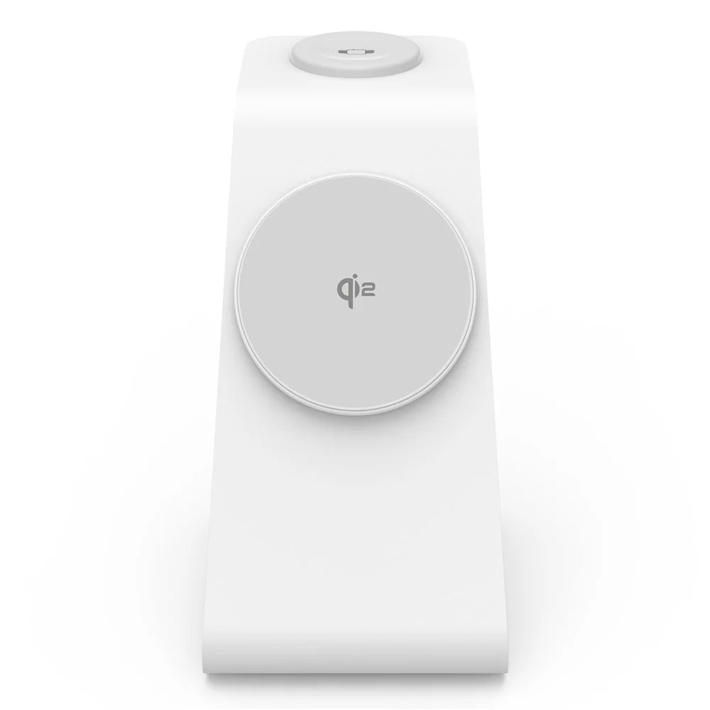 M3 3-in-1 Magnetic Wireless Charger for iPhone Apple Watch AirPods Charging Dock (QI2 / QI / CE / FCC / ROHS / UKCA Certified) - White - 7