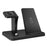 B732 3-in-1 Wireless Charger Phone Earphone Watch Charging Stand - Black / For Samsung - 2