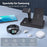 B732 3-in-1 Wireless Charger Phone Earphone Watch Charging Stand - Black / For Samsung - 6