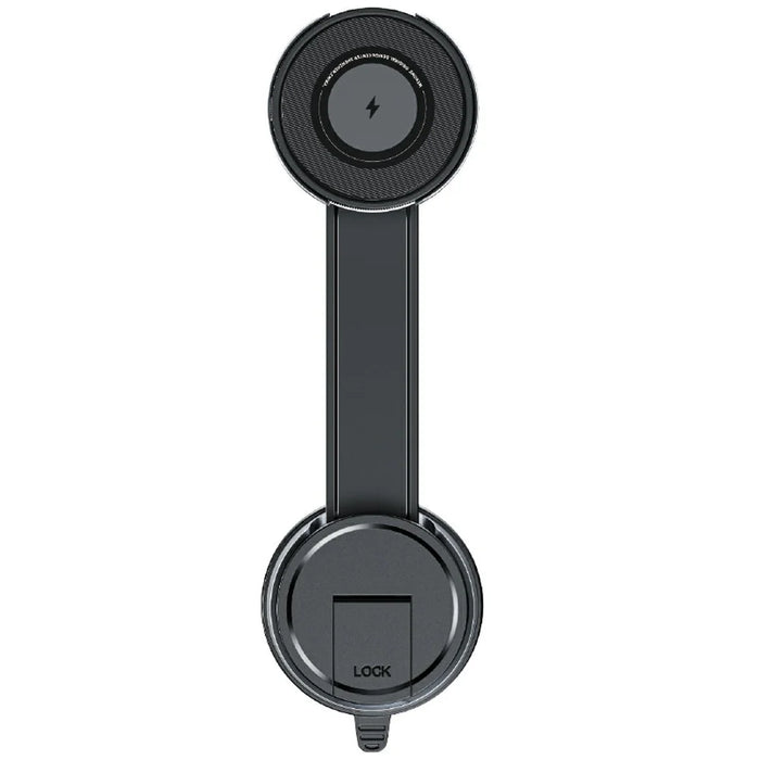 WEKOME WP-U209 Car Suction Cup Charger 15W Rotatable Magnetic Wireless Charging Phone Holder - 2