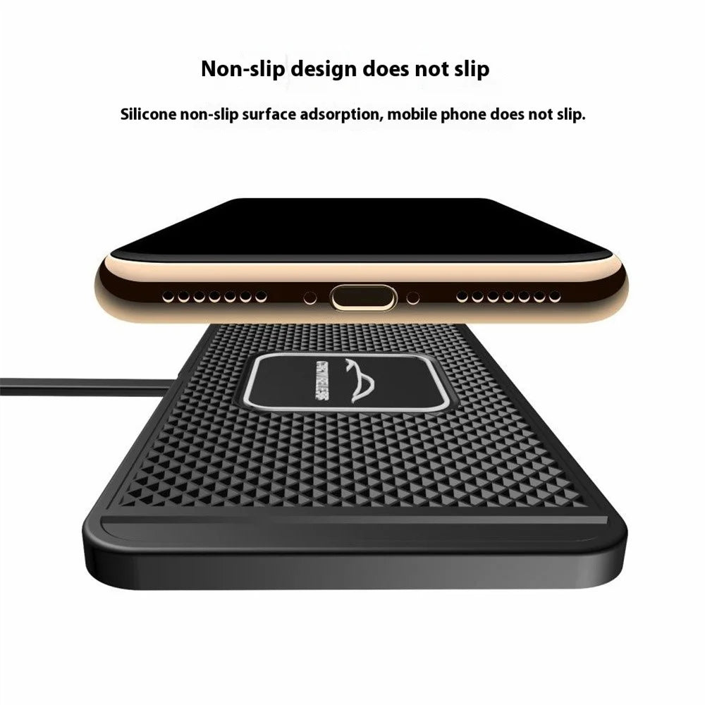 C1 Wireless Car Charger Dashboard Non Slip 15W Fast Charging Pad - 7