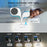 YM-UD22 Magnetic Wireless Charger Foldable Charging Station for iPhone 16-12 / Apple Watch / AirPods - White - 4