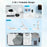 YM-UD22 Magnetic Wireless Charger Foldable Charging Station for iPhone 16-12 / Apple Watch / AirPods - White - 7