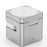 M35 Qi2 3 in 1 Wireless Charging Station Magnetic Aluminum Alloy Charger for Iphone / Apple Watch / Airpods - Silver - 5