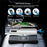 D3 20W Car Wireless Charger with 1m Cable Fast Charging Anti Slip Silicone Pad for Vehicles - USB Plug - 6