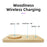 TH05 Ultra Thin 3 In 1 Wooden Wireless Charger 15W Fast Charging Dock for Phone / Earbuds / Watch - 4
