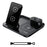3 in 1 Folding Desktop Phone Wireless Charger for Smartwatch / Earbuds Charging Station with Silicone Cable Tie - 2