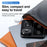 3 in 1 Folding Desktop Phone Wireless Charger for Smartwatch / Earbuds Charging Station with Silicone Cable Tie - 4
