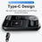 3 in 1 Folding Desktop Phone Wireless Charger for Smartwatch / Earbuds Charging Station with Silicone Cable Tie - 5