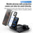 3 in 1 Folding Desktop Phone Wireless Charger for Smartwatch / Earbuds Charging Station with Silicone Cable Tie - 6