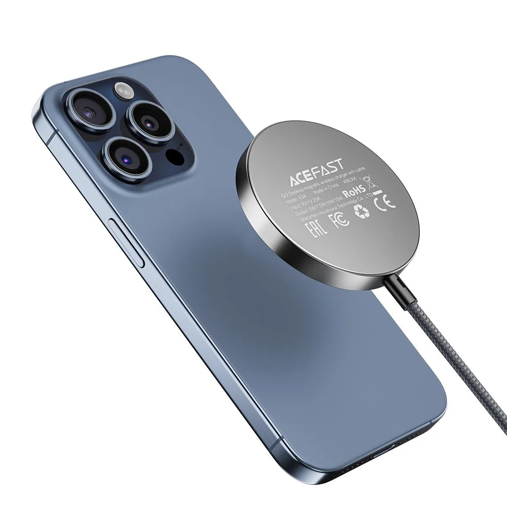 ACEFAST E24 QI2 Desktop Magnetic Wireless Charging Pad Phone Charger with Type-C Cable - 2