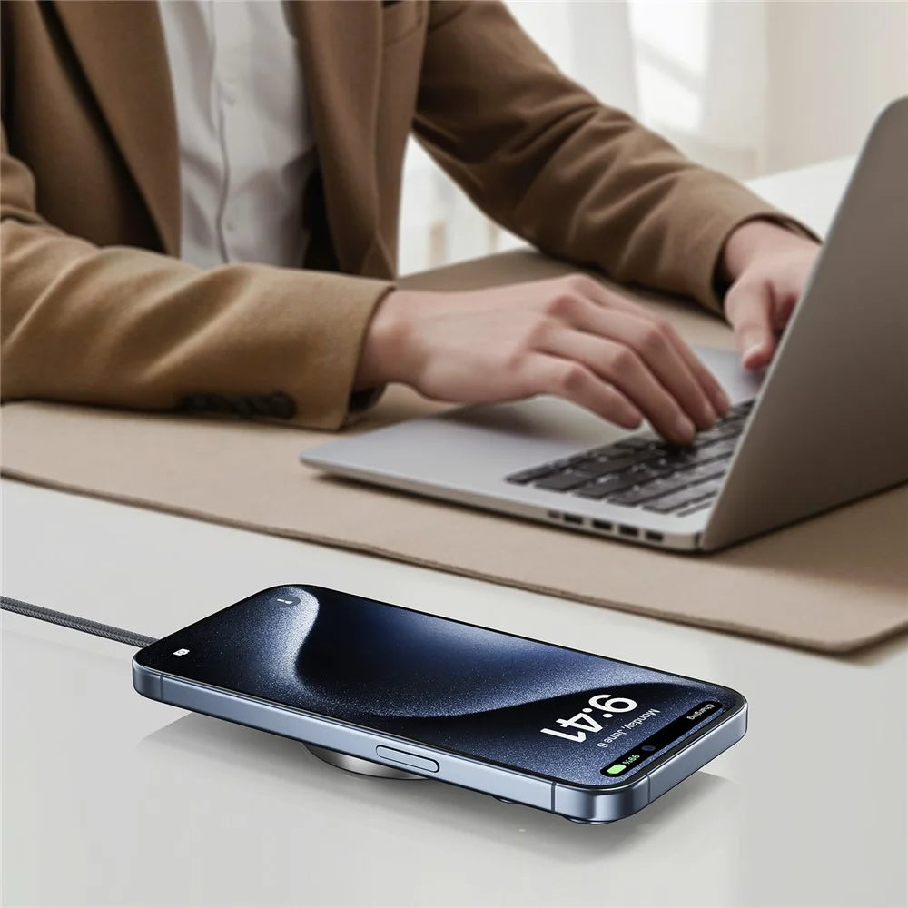 ACEFAST E24 QI2 Desktop Magnetic Wireless Charging Pad Phone Charger with Type-C Cable - 3