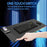H18 Smartphone 15W Wireless Charging Keyboard Mouse Pad Foldable Multifunctional LED Illuminated Mousepad - 2