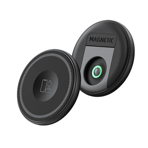 HT-558 3 in 1 15W Magnetic Wireless Charger for iPhone  /  AirPods  /  Apple Watch Charging Dock with Foldable Stand - Black - 1
