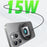 HT-558 3 in 1 15W Magnetic Wireless Charger for iPhone  /  AirPods  /  Apple Watch Charging Dock with Foldable Stand - Black - 3
