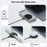 HT-558 3 in 1 15W Magnetic Wireless Charger for iPhone  /  AirPods  /  Apple Watch Charging Dock with Foldable Stand - Black - 6