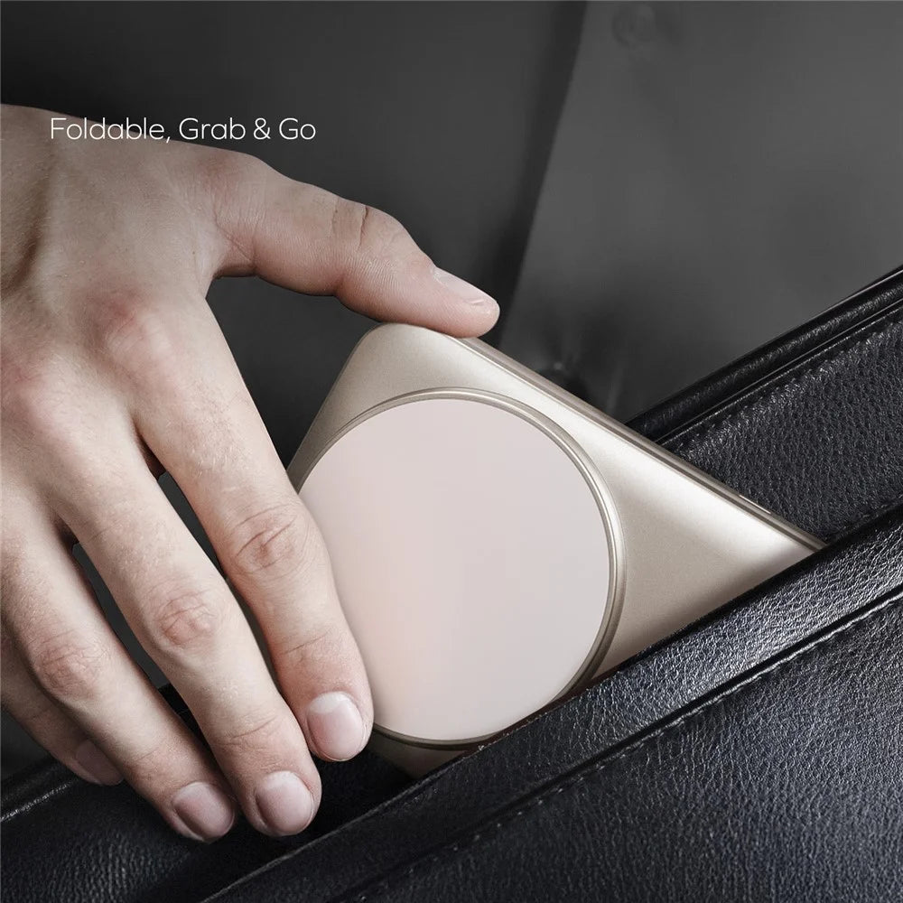 MOMAX Q. Port Foldable Magnetic 3 in 1 Wireless Charger for Iphone / Apple Watch / Airpods Qi2+MFW Certified Charging Stand - 7