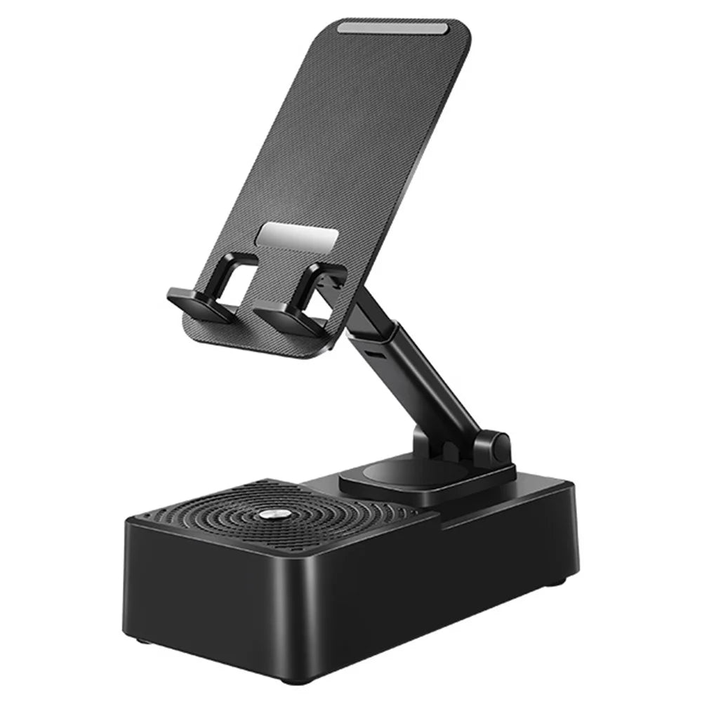 F16 Foldable Phone Stand Bluetooth-Compatible Speaker Portable Audio Dock with Emergency Power Bank - 1