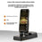 F18 Mobile Phone Holder Bluetooth-Compatible Speaker Adjustable Stand 1200mAh Portable Rechargeable - Black - 5