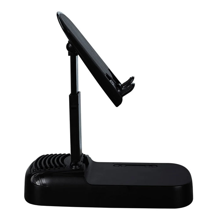 F20 Portable Phone Stand Bluetooth-Compatible Speaker Built-In 2400mAh Rechargeable Battery - Black - 5