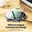 TOOCKI TQ-WL01 Wireless Charger 15W Ultra Thin Portable Desktop Fast Charging Pad - 2
