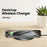 TOOCKI TQ-WL01 Wireless Charger 15W Ultra Thin Portable Desktop Fast Charging Pad - 7