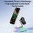 YESIDO DS31 3 in 1 Wireless Charging Station Phone Watch Earphone Magnetic Wireless Charger with Night Light - 2