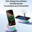 YESIDO DS31 3 in 1 Wireless Charging Station Phone Watch Earphone Magnetic Wireless Charger with Night Light - 3