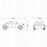 15W Car Shape 3 in 1 Wireless Charging Station Qi2 Desktop Charger for Earphone / Watch / Phone - Silver - 6