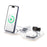 T60 Wireless Charging Station for Phone Watch Earbuds Magnetic Desktop Charger with Time Display - 1