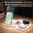 T60 Wireless Charging Station for Phone Watch Earbuds Magnetic Desktop Charger with Time Display - 5