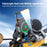 Motorcycle Phone Mount Holder 15W Wireless Charger with Sunshade for Delivery Riders Navigation - 3