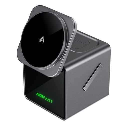 ACEFAST E34 3 in 1 Desktop Charging Station for Phone / Watch / Earbuds Electric Flip Wireless Charging Stand - 1