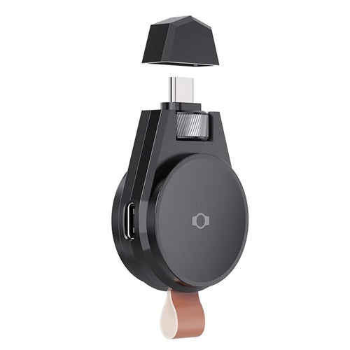 SIKAI Wireless Watch Charger For Samsung Galaxy Watch 8/7/6/5 Type-C Magnetic Rotating PD Fast Charging Dock - Black - 1