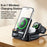 YESIDO DS38 65W Magnetic Wireless Charging Station for Phone / Watch / Earbuds Digital Clock with Retractable Type C Cable - 2