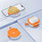 B-31 15W Wireless Charger Portable Fast Charging Dock Built In 100cm Retractable USB-C Cable - Orange - 7