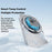 ESSAGER 2 in 1 Qi2 Desktop Magnetic Wireless Charger with Foldable Stand 15W Fast Charging Station - 5
