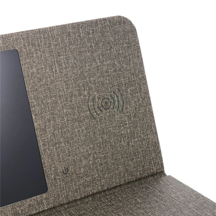 H18-2 15W Fast Charging Wireless Charger Multifunctional Mouse Pad with Stand and Writing Pad - Grey - 7